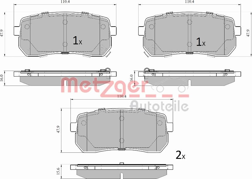 Metzger 1170914 - Komplet Pločica, disk-kočnica www.molydon.hr