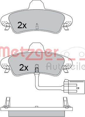 Metzger 1170491 - Komplet Pločica, disk-kočnica www.molydon.hr