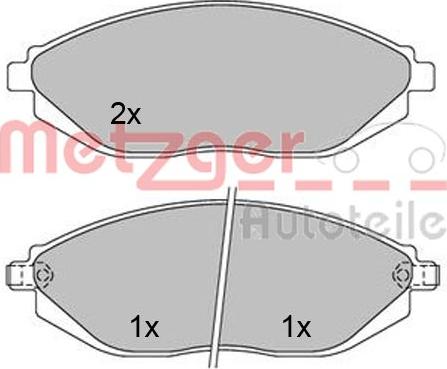 Metzger 1170446 - Komplet Pločica, disk-kočnica www.molydon.hr