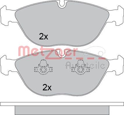 Metzger 1170454 - Komplet Pločica, disk-kočnica www.molydon.hr