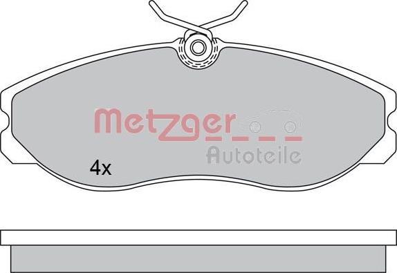 Metzger 1170451 - Komplet Pločica, disk-kočnica www.molydon.hr