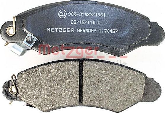 Metzger 1170457 - Komplet Pločica, disk-kočnica www.molydon.hr