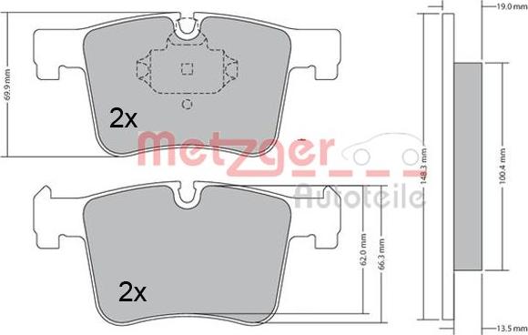 Metzger 1170469 - Komplet Pločica, disk-kočnica www.molydon.hr