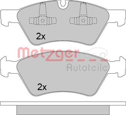 Metzger 1170464 - Komplet Pločica, disk-kočnica www.molydon.hr