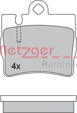 Metzger 1170460 - Komplet Pločica, disk-kočnica www.molydon.hr