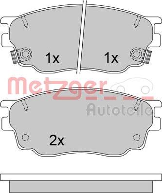 Metzger 1170461 - Komplet Pločica, disk-kočnica www.molydon.hr