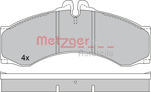 Metzger 1170400 - Komplet Pločica, disk-kočnica www.molydon.hr