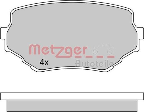 Metzger 1170415 - Komplet Pločica, disk-kočnica www.molydon.hr