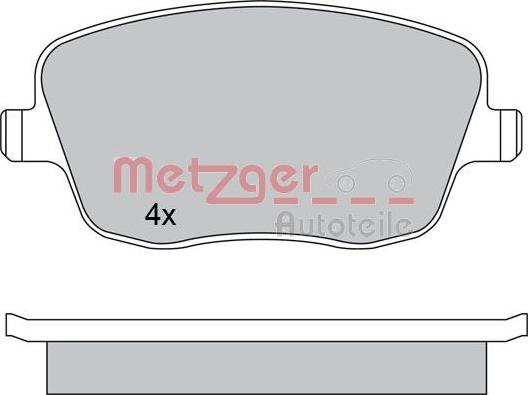 Metzger 1170417 - Komplet Pločica, disk-kočnica www.molydon.hr