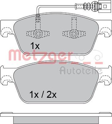 Metzger 1170484 - Komplet Pločica, disk-kočnica www.molydon.hr