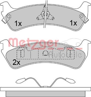 Metzger 1170434 - Komplet Pločica, disk-kočnica www.molydon.hr