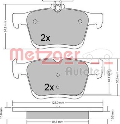 Metzger 1170470 - Komplet Pločica, disk-kočnica www.molydon.hr