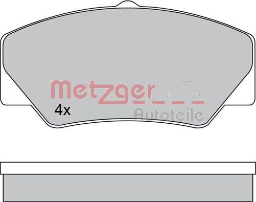 Metzger 1170599 - Komplet Pločica, disk-kočnica www.molydon.hr