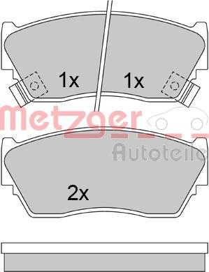 Metzger 1170547 - Komplet Pločica, disk-kočnica www.molydon.hr