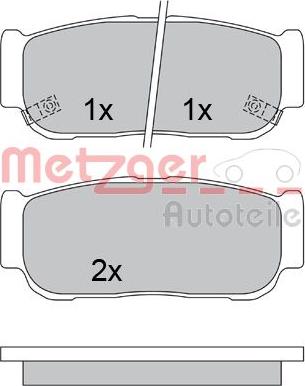 Metzger 1170557 - Komplet Pločica, disk-kočnica www.molydon.hr