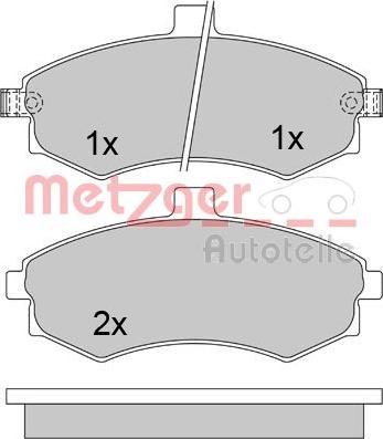 Metzger 1170506 - Komplet Pločica, disk-kočnica www.molydon.hr