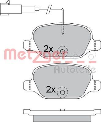 Metzger 1170500 - Komplet Pločica, disk-kočnica www.molydon.hr