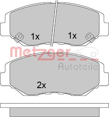 Metzger 1170507 - Komplet Pločica, disk-kočnica www.molydon.hr