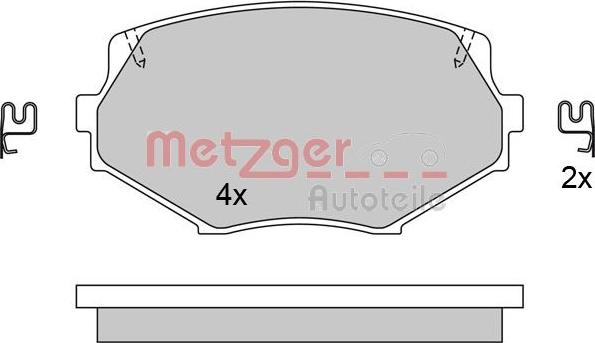 Metzger 1170515 - Komplet Pločica, disk-kočnica www.molydon.hr