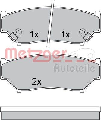 Metzger 1170528 - Komplet Pločica, disk-kočnica www.molydon.hr