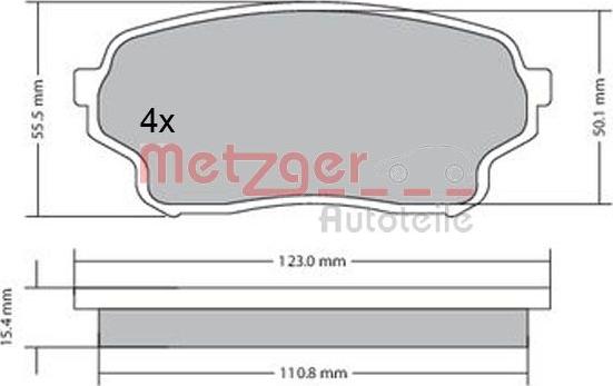 Metzger 1170669 - Komplet Pločica, disk-kočnica www.molydon.hr