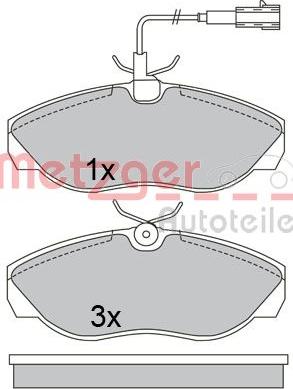 Metzger 1170665 - Komplet Pločica, disk-kočnica www.molydon.hr