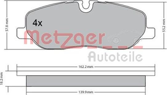 Metzger 1170668 - Komplet Pločica, disk-kočnica www.molydon.hr