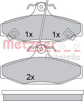 Metzger 1170662 - Komplet Pločica, disk-kočnica www.molydon.hr