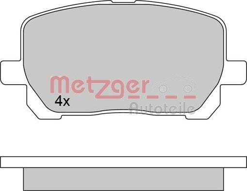 Metzger 1170616 - Komplet Pločica, disk-kočnica www.molydon.hr