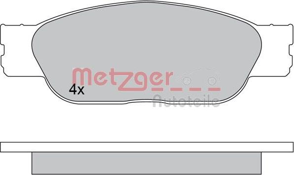 Metzger 1170610 - Komplet Pločica, disk-kočnica www.molydon.hr