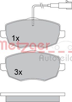 Metzger 1170634 - Komplet Pločica, disk-kočnica www.molydon.hr