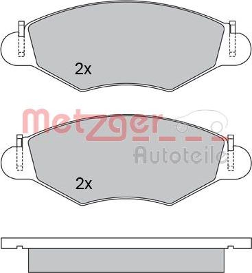 Metzger 1170059 - Komplet Pločica, disk-kočnica www.molydon.hr