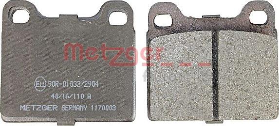 Metzger 1170003 - Komplet Pločica, disk-kočnica www.molydon.hr