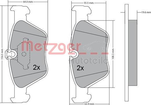 Metzger 1170086 - Komplet Pločica, disk-kočnica www.molydon.hr