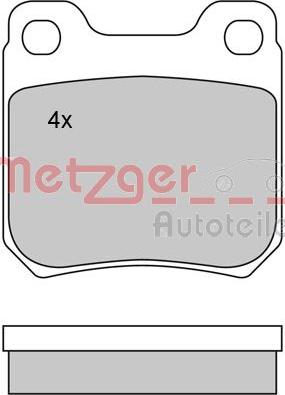 Metzger 1170034 - Komplet Pločica, disk-kočnica www.molydon.hr