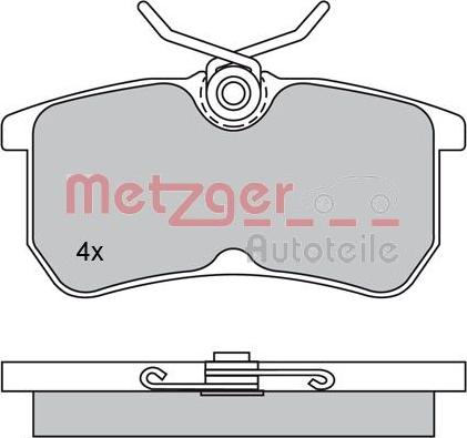 Metzger 1170025 - Komplet Pločica, disk-kočnica www.molydon.hr