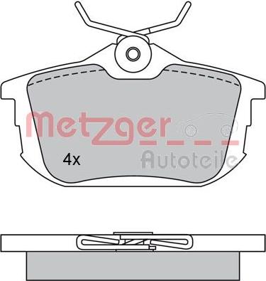 Metzger 1170021 - Komplet Pločica, disk-kočnica www.molydon.hr