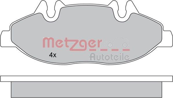 Metzger 1170145 - Komplet Pločica, disk-kočnica www.molydon.hr