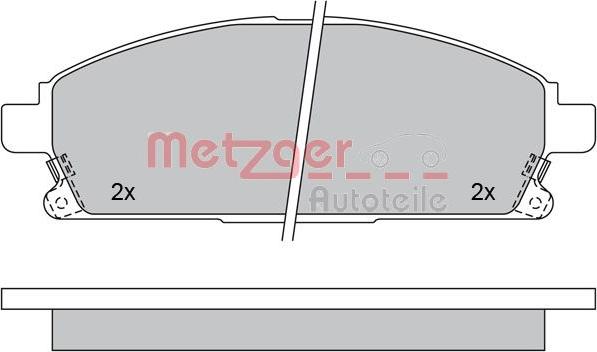 Metzger 1170159 - Komplet Pločica, disk-kočnica www.molydon.hr