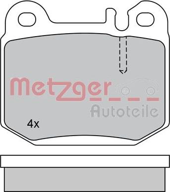 Metzger 1170157 - Komplet Pločica, disk-kočnica www.molydon.hr