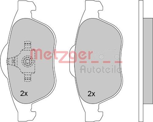 Metzger 1170161 - Komplet Pločica, disk-kočnica www.molydon.hr