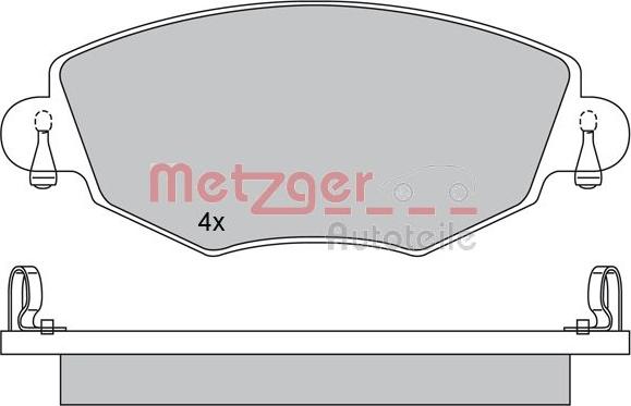 Metzger 1170107 - Komplet Pločica, disk-kočnica www.molydon.hr