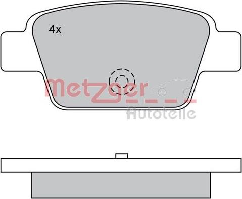 Metzger 1170131 - Komplet Pločica, disk-kočnica www.molydon.hr