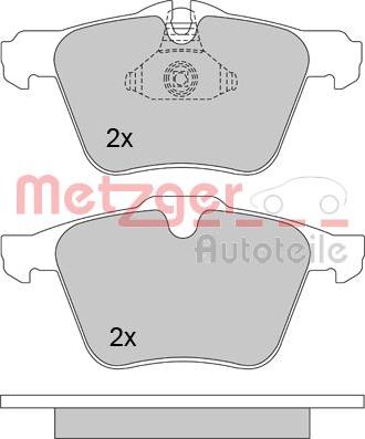 Metzger 1170126 - Komplet Pločica, disk-kočnica www.molydon.hr