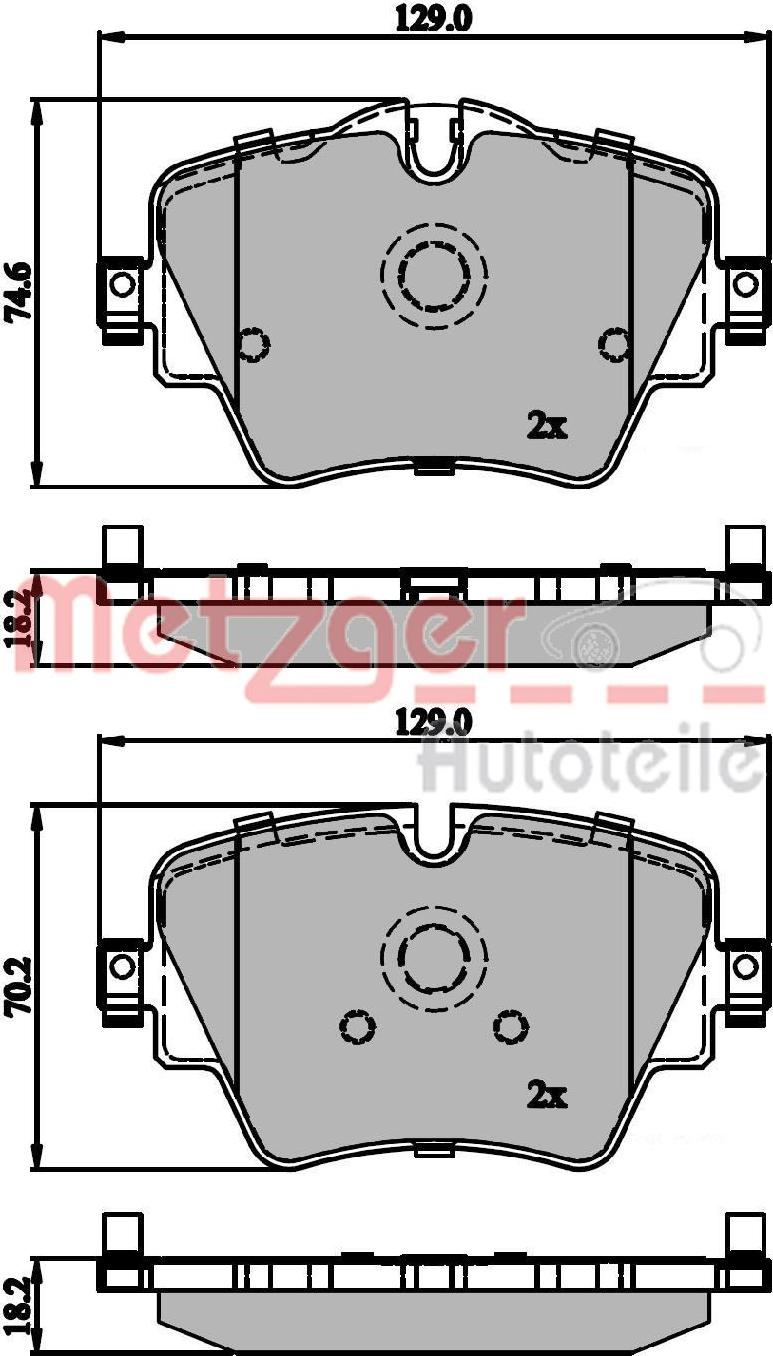 Metzger 1170845 - Komplet Pločica, disk-kočnica www.molydon.hr