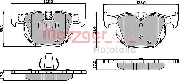 Metzger 1170843 - Komplet Pločica, disk-kočnica www.molydon.hr