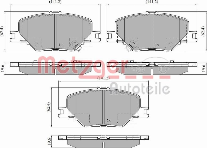 Metzger 1170855 - Komplet Pločica, disk-kočnica www.molydon.hr