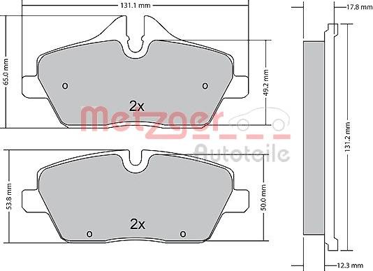 Metzger 1170826 - Komplet Pločica, disk-kočnica www.molydon.hr