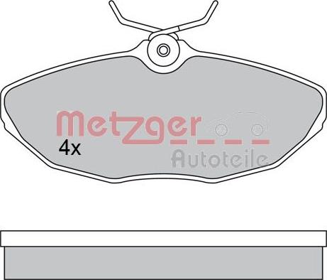 Metzger 1170341 - Komplet Pločica, disk-kočnica www.molydon.hr