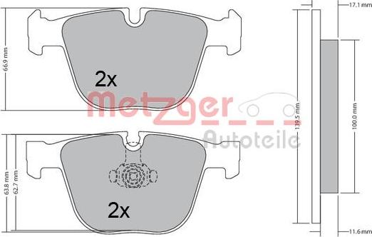 Metzger 1170356 - Komplet Pločica, disk-kočnica www.molydon.hr